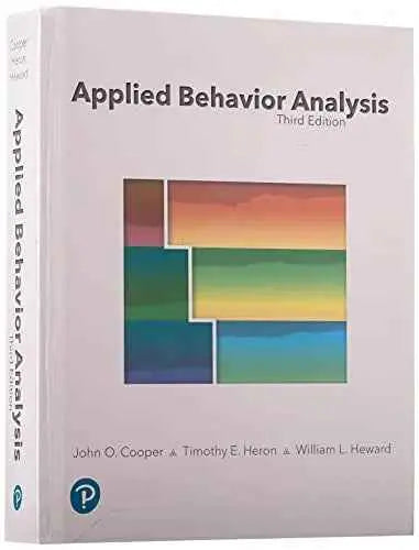 Applied Behavior Analysis 3rd Edition by John O. Cooper | Hardcover