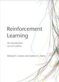 Reinforcement Learning, second edition by Richard S. Sutton | Hardcover| HMS-9780262039246