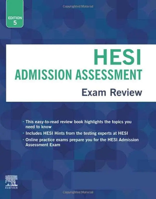 HESI ADMISSION ASSESSMENT by HESI | Paperback | HMS-9780323582261