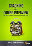 by Gayle Laakmann McDowell :: Cracking The Coding Interview: 189 Programming Questions and Solutions-Paperback [Paperback] by Gayle Laakmann McDowell | Paperback | HMS-9780984782857