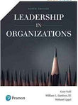 Pearson Leadership In Organizations, 9Th Edition