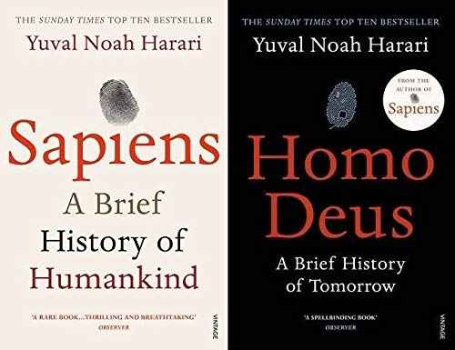 By Yuval Noah Harari A Brief History Of Humankind Sapiens & Homo Deus: A Brief History Of Tomorrowpaperback