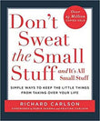 DON'T SWEAT THE SMALL STUFF (A FORMAT) PaperbackÐ  by Richard Carlson