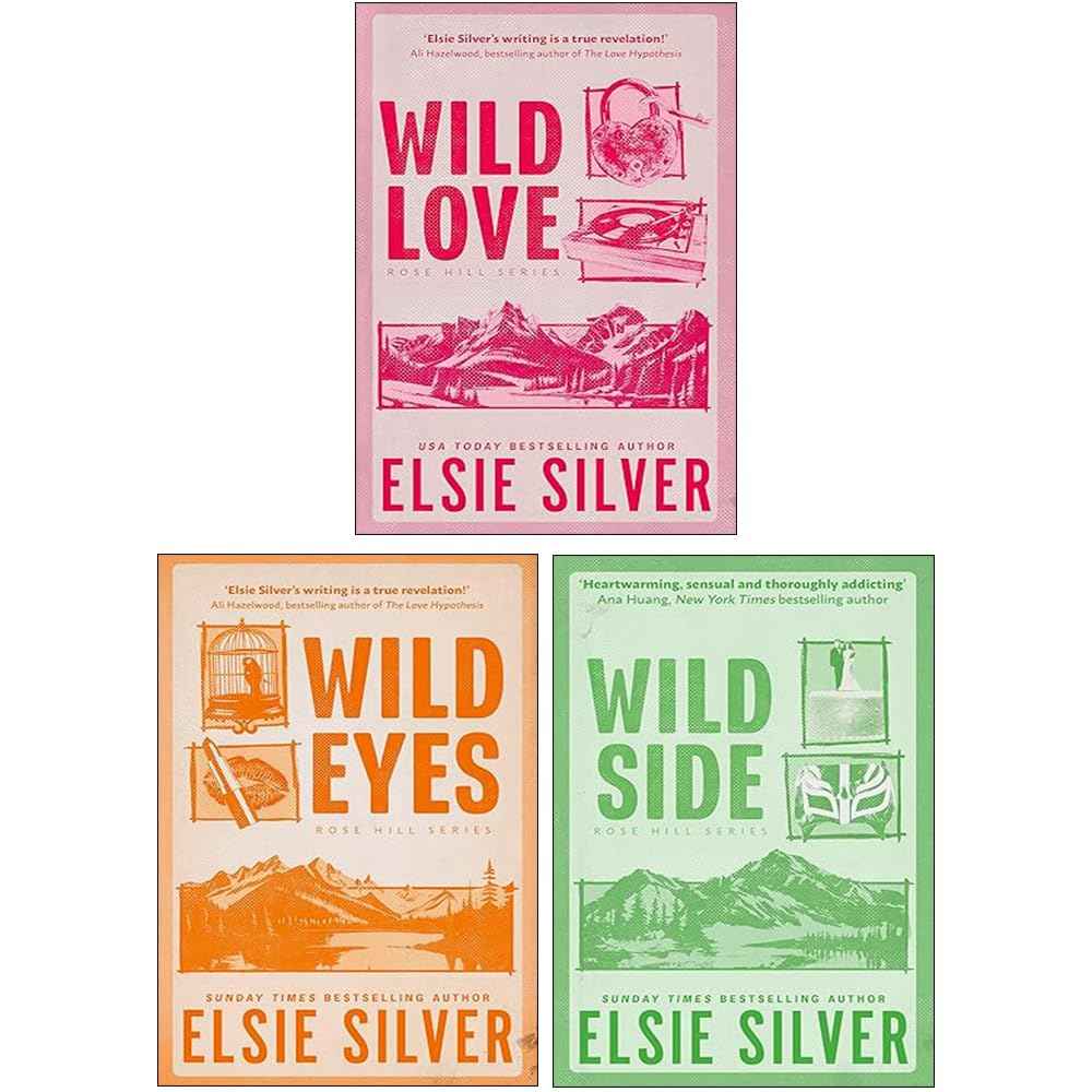 Rose Hill Series 3 Books Collection Set By Elsie Silver (Wild Love, Wild Eyes & Wild Side)