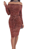 SportsX Women's Bodycon Classic Fit Shoulder Off Solid Tunic Top Dress Wine Red XS by Parragon Books (ISBN: 9788197509100)