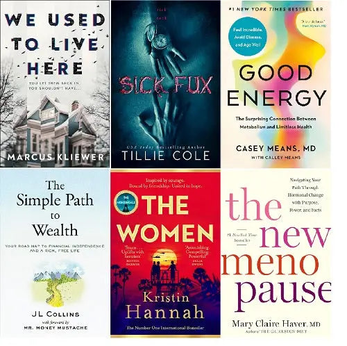 6-Book Combo Set: We Used to Live Here, Sick Fux, Good Energy, The Simple Path, The Women, The New Menopause image 1