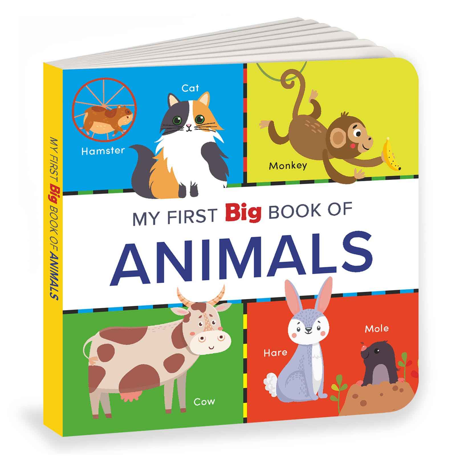 My First Big Book of Animals: Illustrated Board Book of Animals for PreSchool Kids, Toddlers | Book for 1+ [Penguin Earl by Na - Board Book (ISBN: 9789815127478)