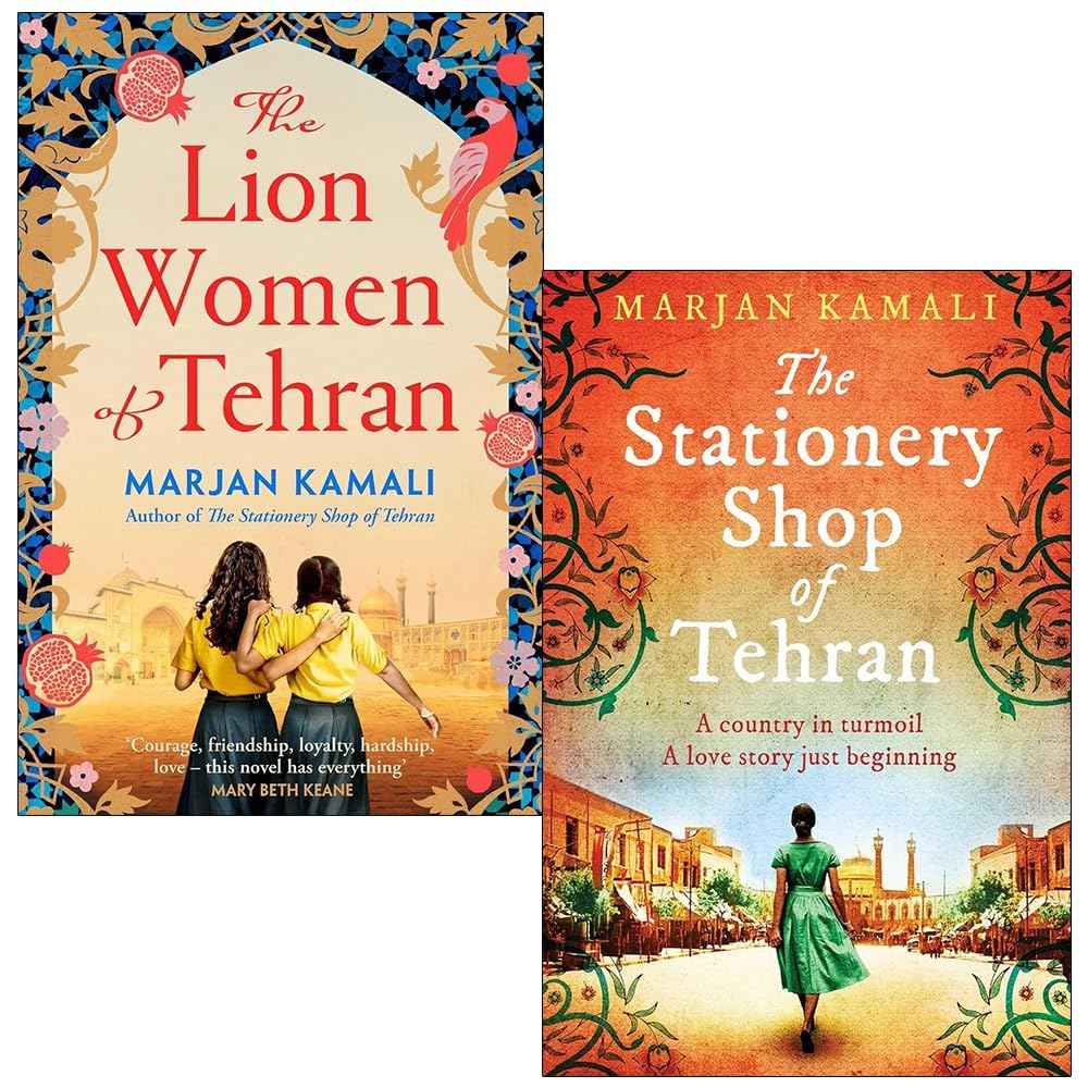 Marjan Kamali 2 Books Collection Set (The Lion Women of Tehran & The Stationery Shop of Tehran)