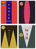 The 48 Laws of Power,The Art of Seduction, Mastery, The 33 Strategies of War by Robert Greene Collection 4 Books Set