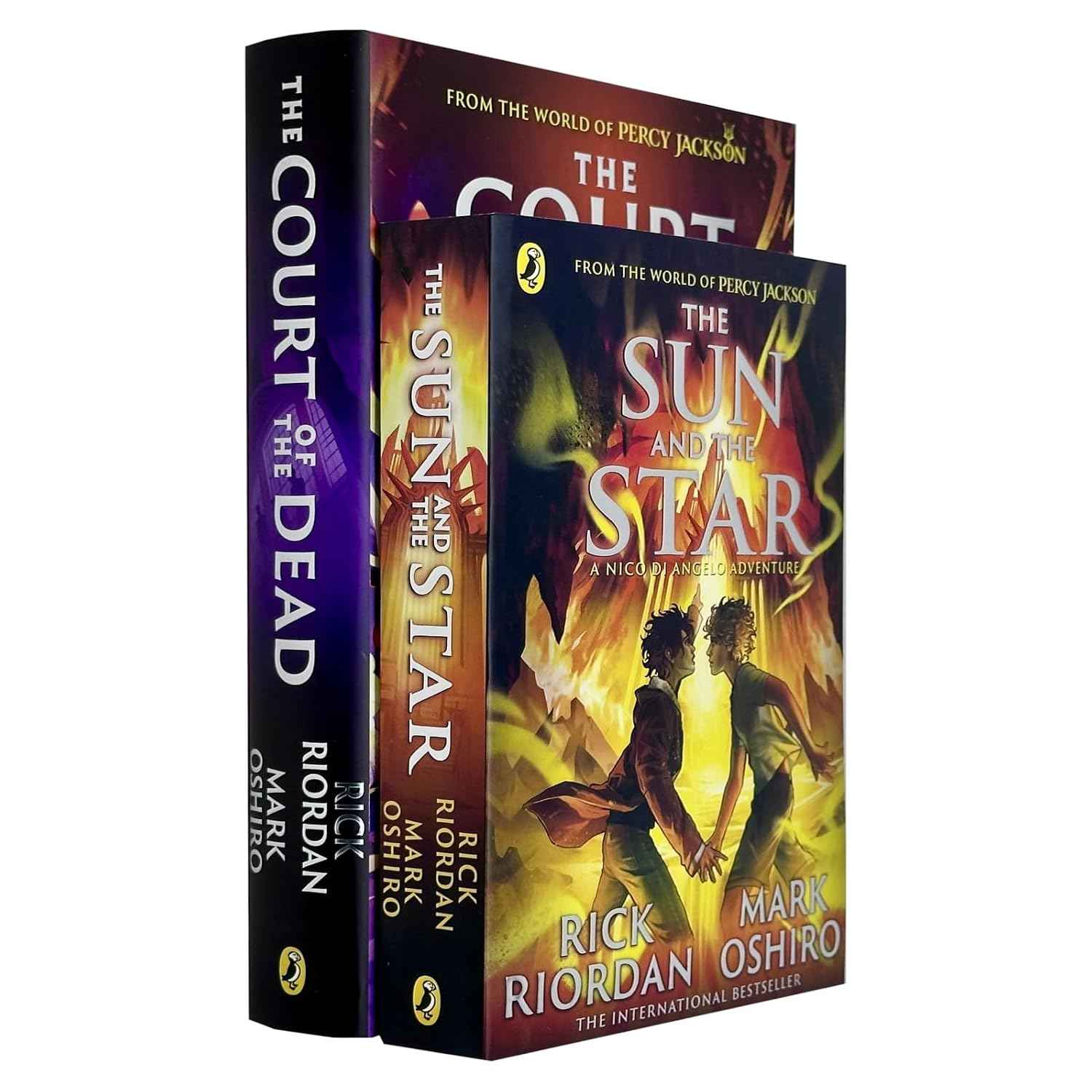 The Nico Di Angelo Adventures Series 2 Books Collection Set By Rick Riordan & Mark Oshiro (From the World of Percy Jackson: The Court of the Dead & The Sun and the Star)