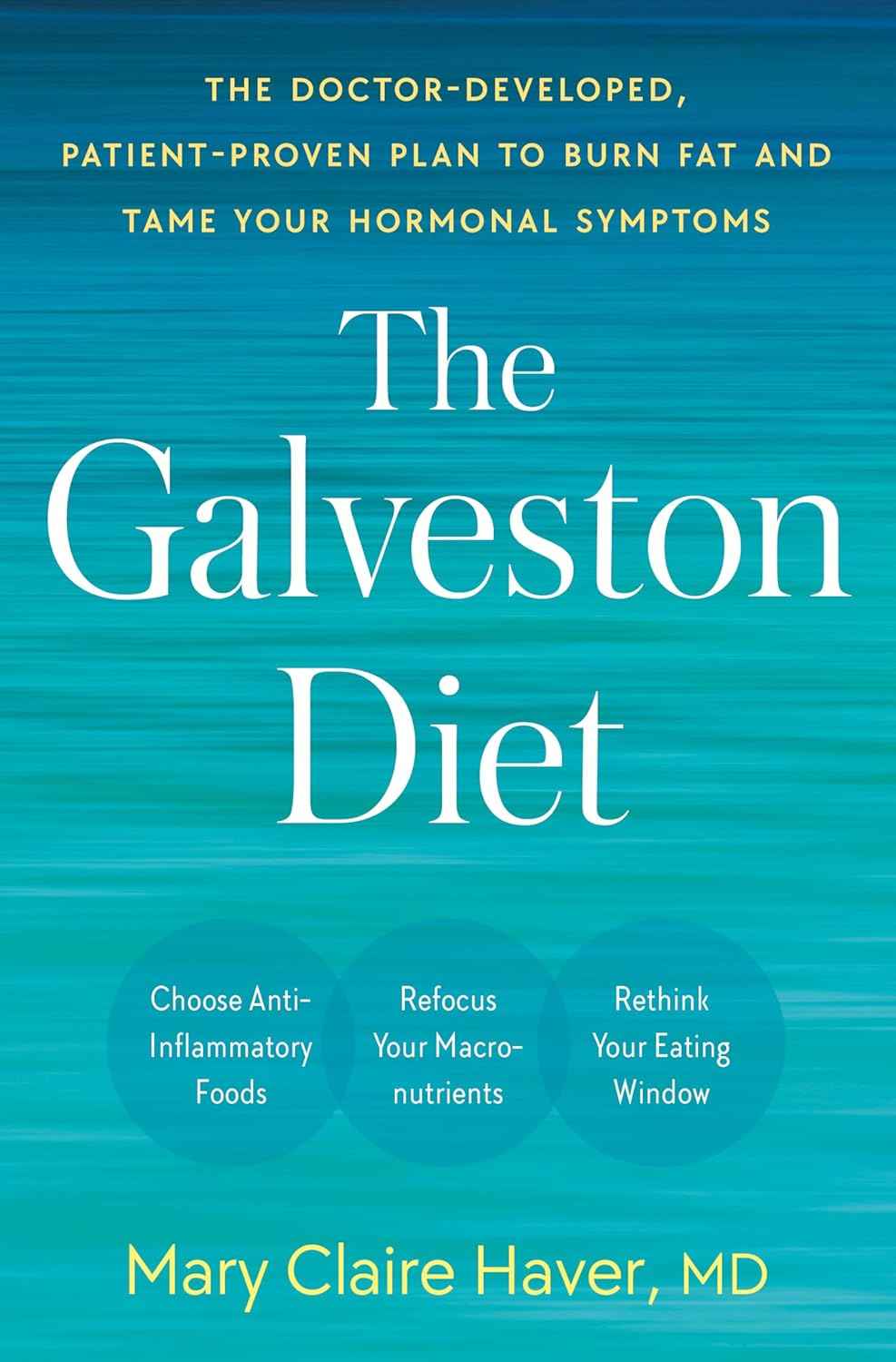 The Galveston Diet: The Doctor-Developed, Patient-Proven Plan to Burn Fat and Tame Your Hormonal Symptoms- by Mary Claire Haver MD (Paperback )