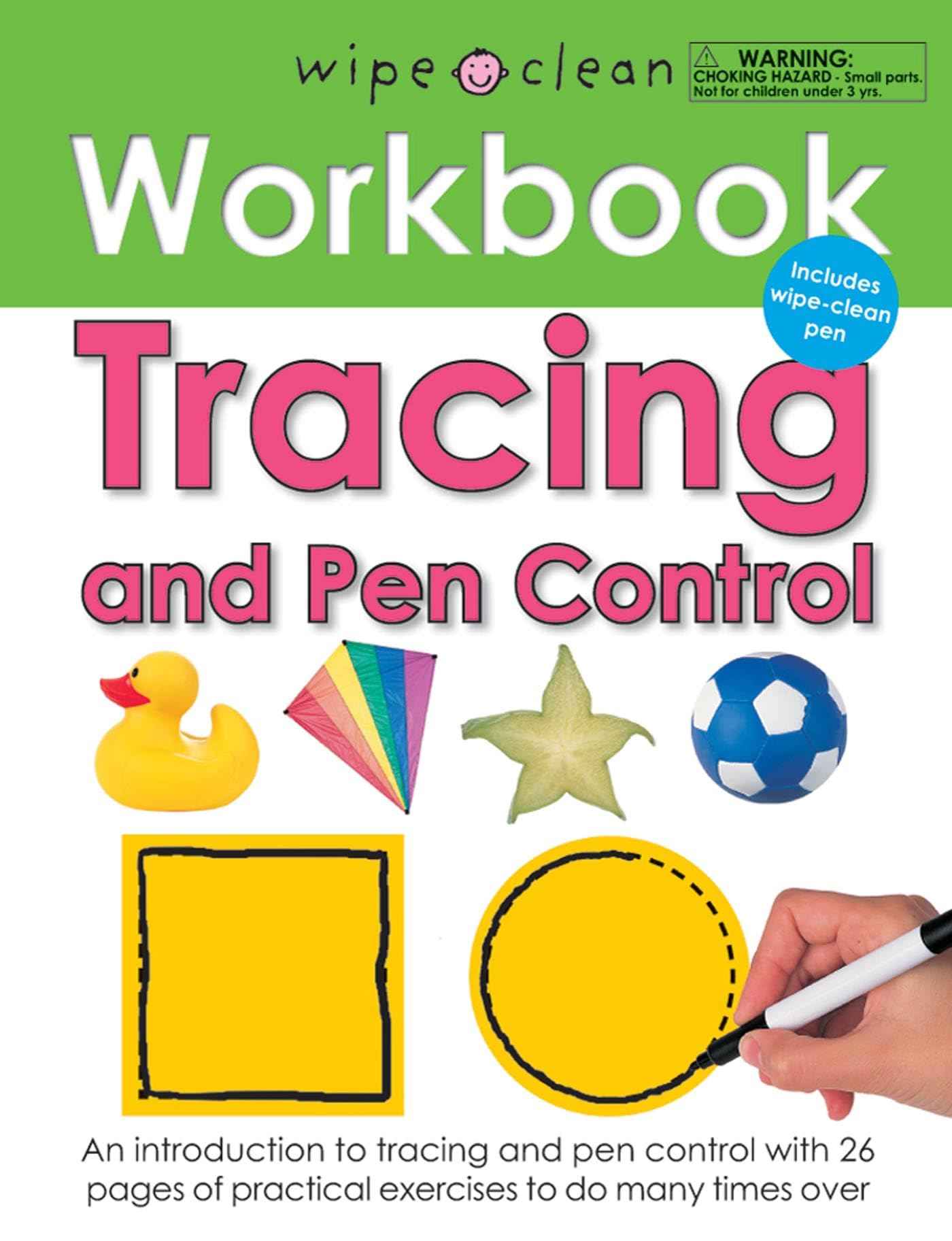Tracing and Pen Control (Wipe Clean Workbook): Includes Wipe-Clean Pen (Wipe Clean Learning Books) by Roger Priddy (ISBN: 9780312508708)