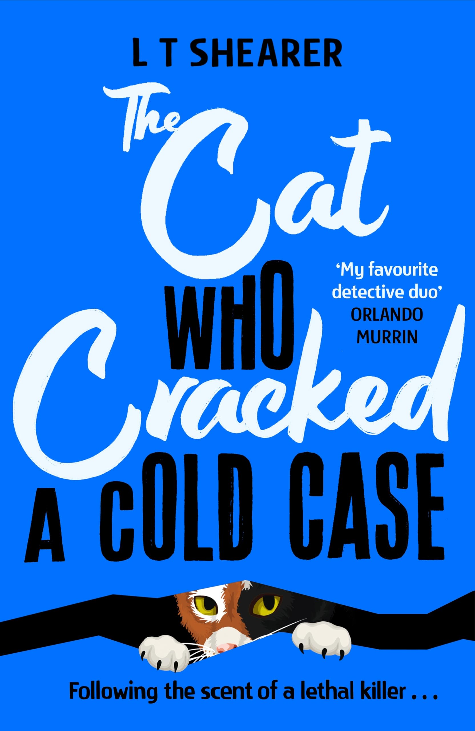 Front cover of the book 'The Cat Who Cracked a Cold Case (Conrad the Cat Detective, 3)' by L T Shearer.