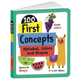 100 First Concepts: Alphabet, Shapes and Colors: Board Book of First 100 Important Concepts for PreSchool Kids, Toddlers by Na - Board Book (ISBN: 9789815127591)