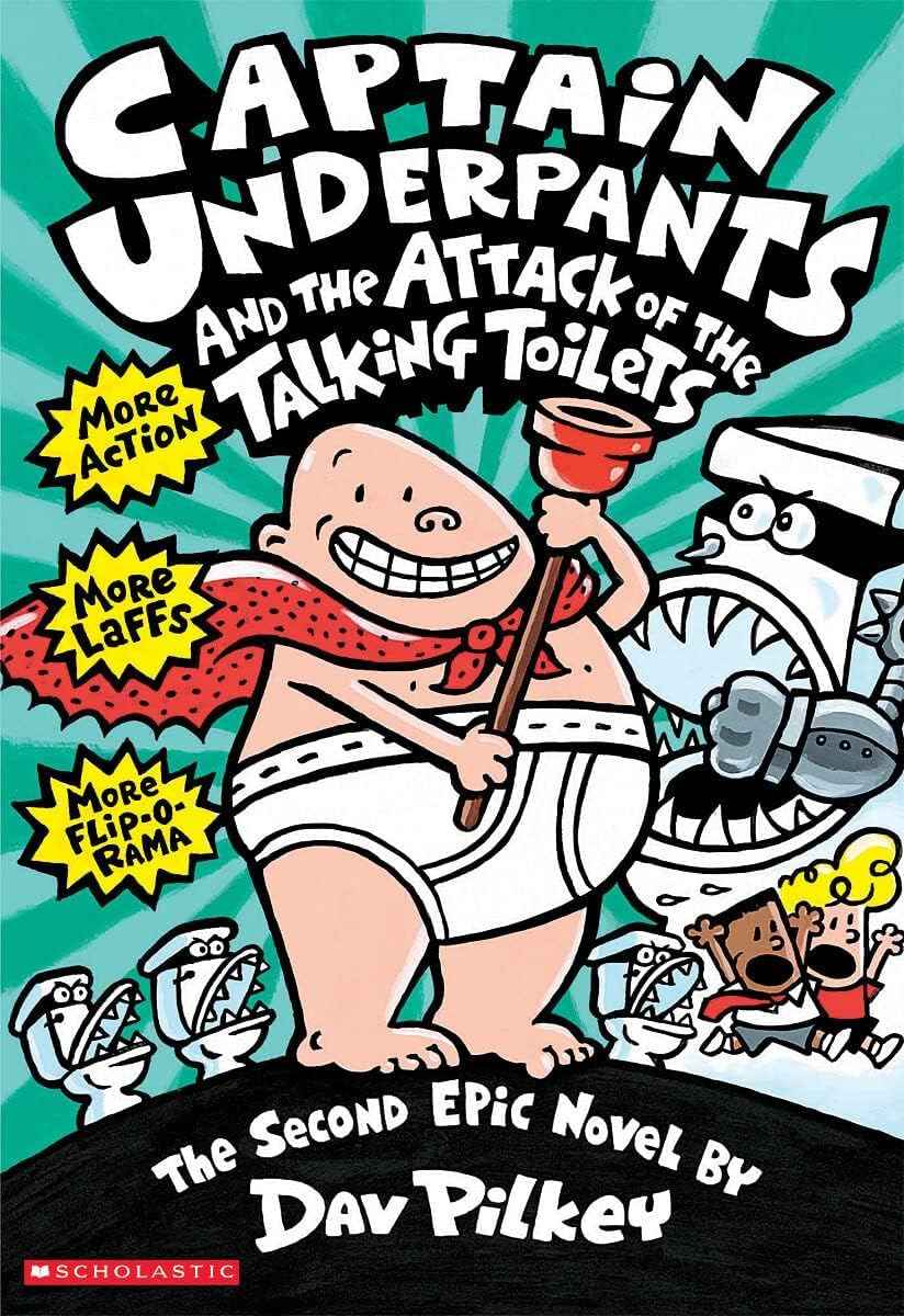 Cu and the Attack of the Talking Toilets (#2): Col (Captain Underpants) by Pilkey Dav - Paperback (ISBN: 9789351032236)