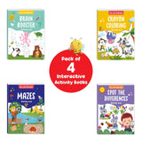 Fun with Activities Pack (4 Books Pack): A set of 4 Fun and Interactive Activity Books for PreSchool Kids, Toddlers | | by Penguin (ISBN: 9789815233025)