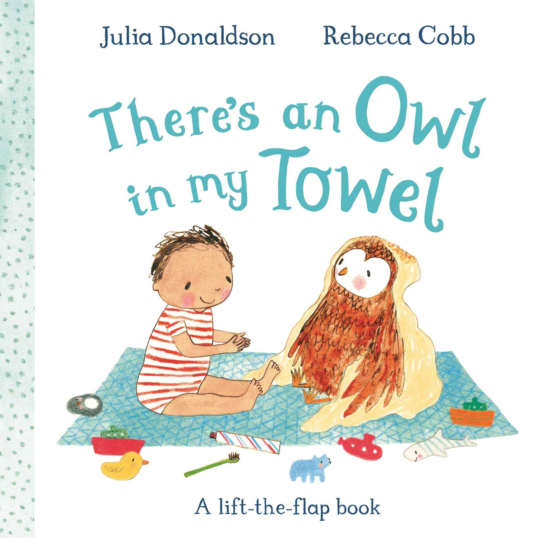 There's an Owl in My Towel: A lift-the-flap book by Julia Donaldson, Rebecca Cobb (ISBN: 9781035042050)