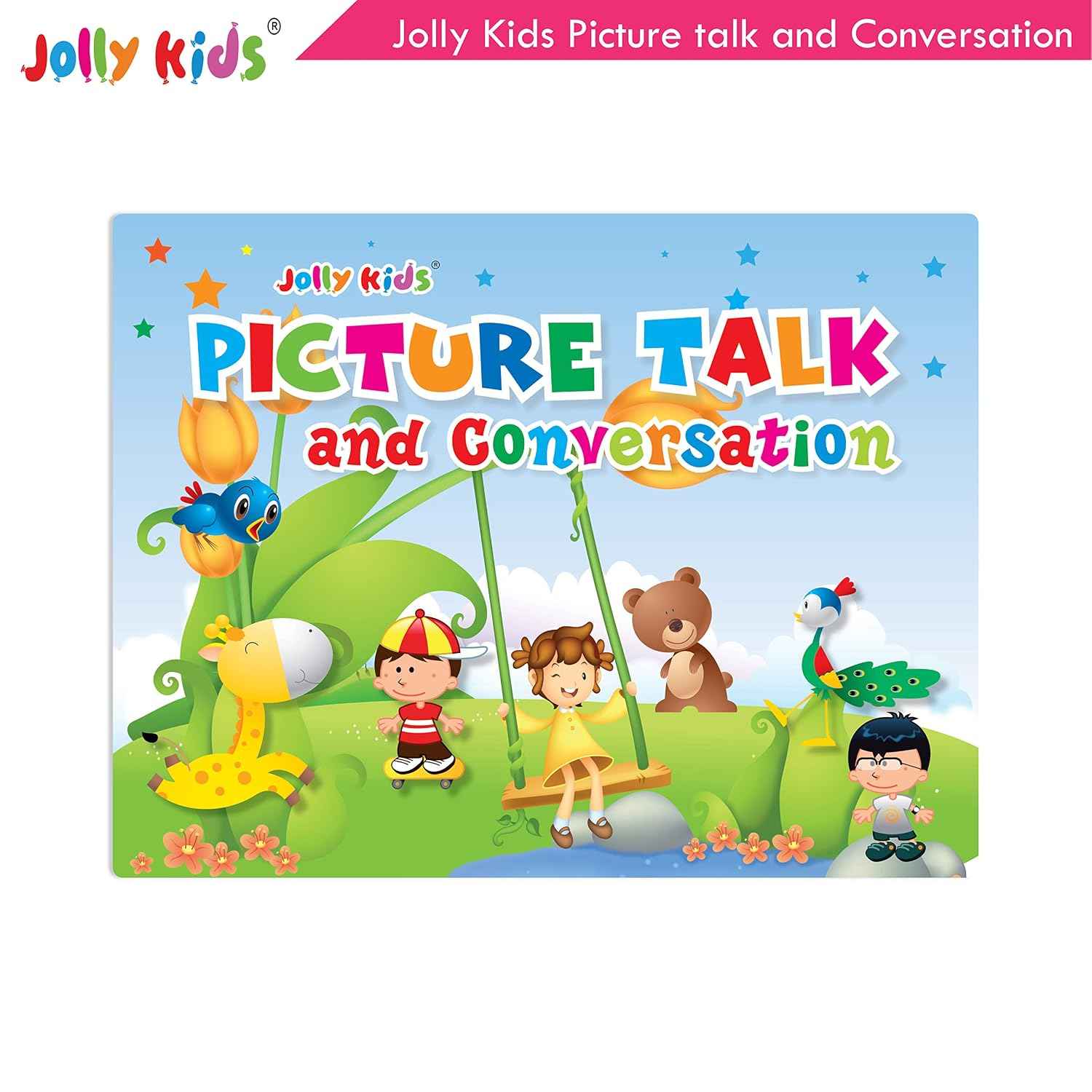 Jolly Kids Picture Talk and Conversation Book for Kids Age 2-6 Years