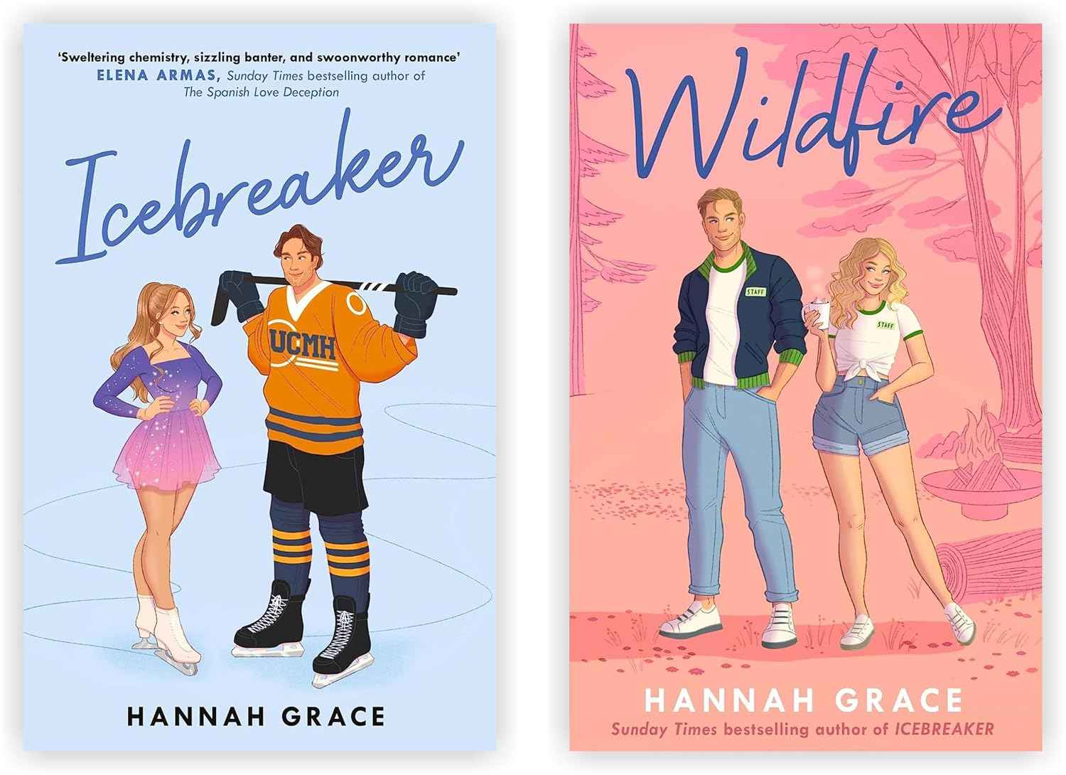 Hannah Grace's The Maple Hills Series 2 Books Set - Icebreaker; Wildfire