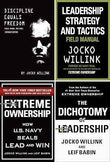 4 Books Collection Set by Jocko Willink [Extreme Ownership; The Dichotomy of Leadership; Discipline Equals Freedom & Leadership Strategy And Tactics: Field Manual]