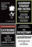 4 Books Collection Set by Jocko Willink [Extreme Ownership; The Dichotomy of Leadership; Discipline Equals Freedom & Leadership Strategy And Tactics: Field Manual]