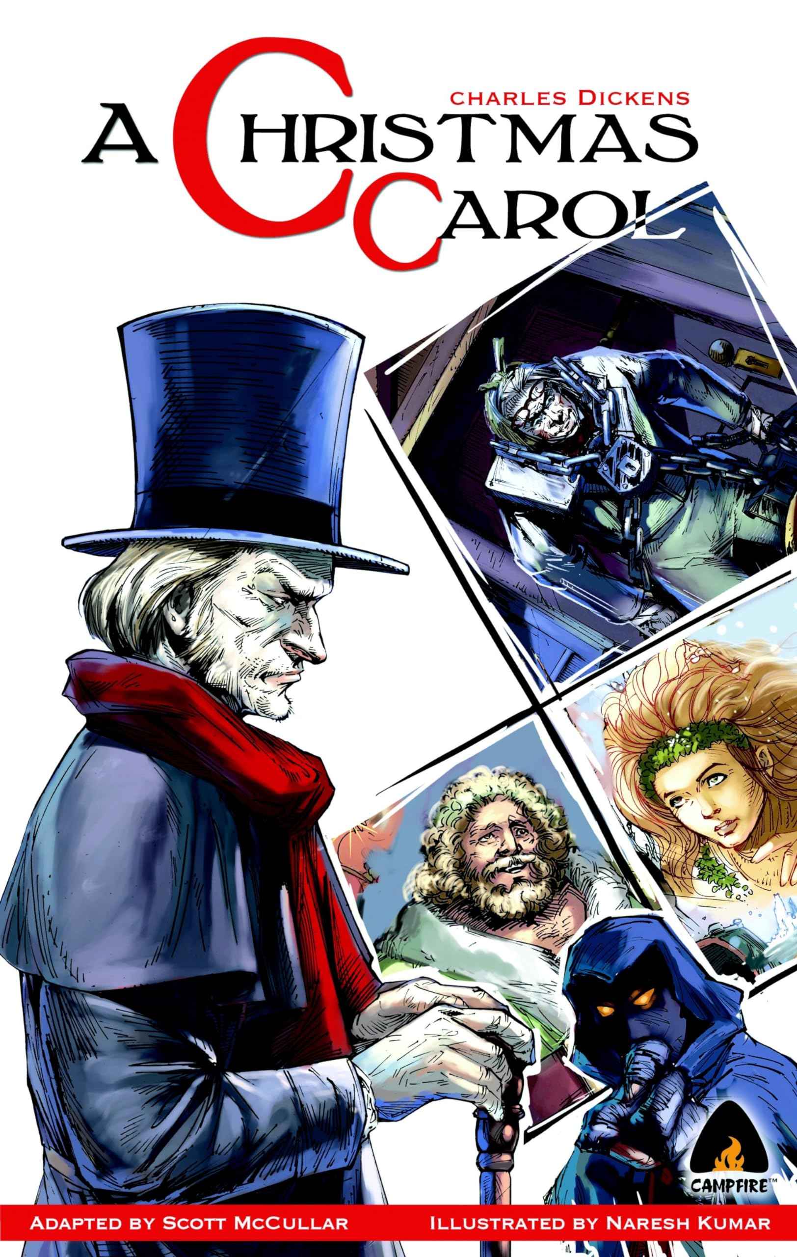 A Christmas Carol: The Graphic Novel (Campfire Graphic Novels) by Charles Dickens (ISBN: 9789380028323)