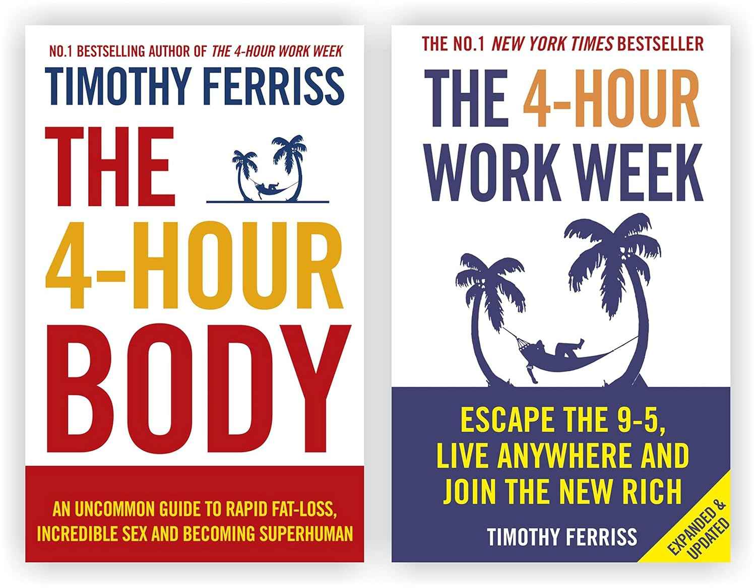 Timothy Ferriss 2 Books Collection Set [The 4-Hour Work Week and The 4-Hour Body]