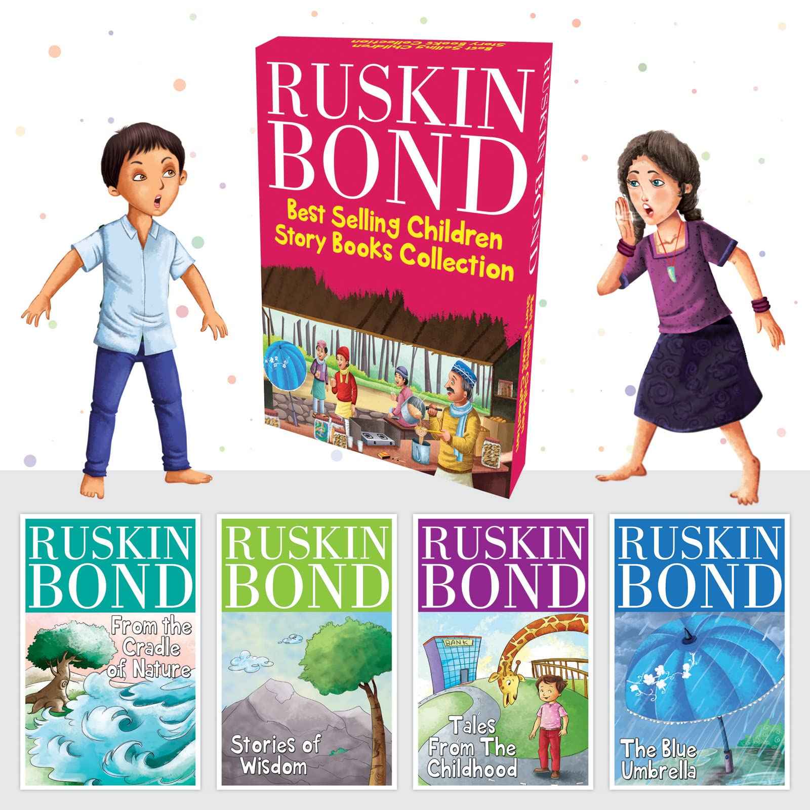 Ruskin Bond - Best Selling Children Story Books Collection (Set of 4 Books) by Ruskin Bond (ISBN: 9788131964811)