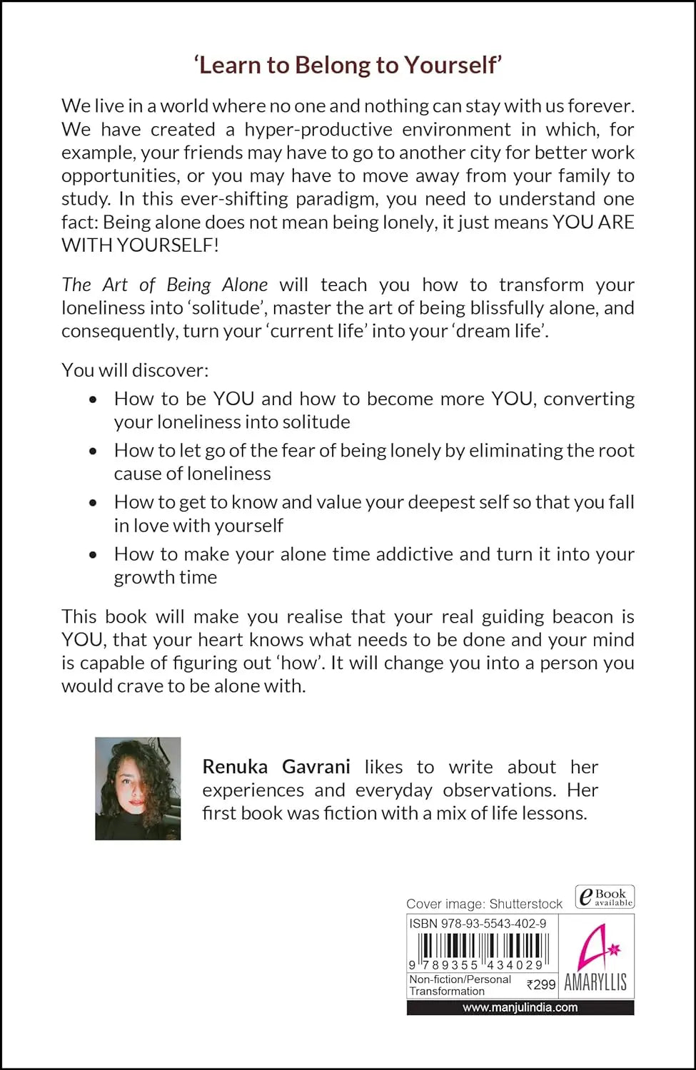 The Art of Being Alone: -Paperback image 2