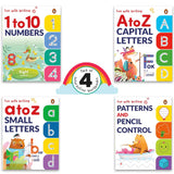Fun with Writing (Pack of 4 Books): A set of 4 Activity Books for PreSchool Kids, Toddlers | | Book for 3+ [Penguin Earl by Penguin (ISBN: 9789815144253)