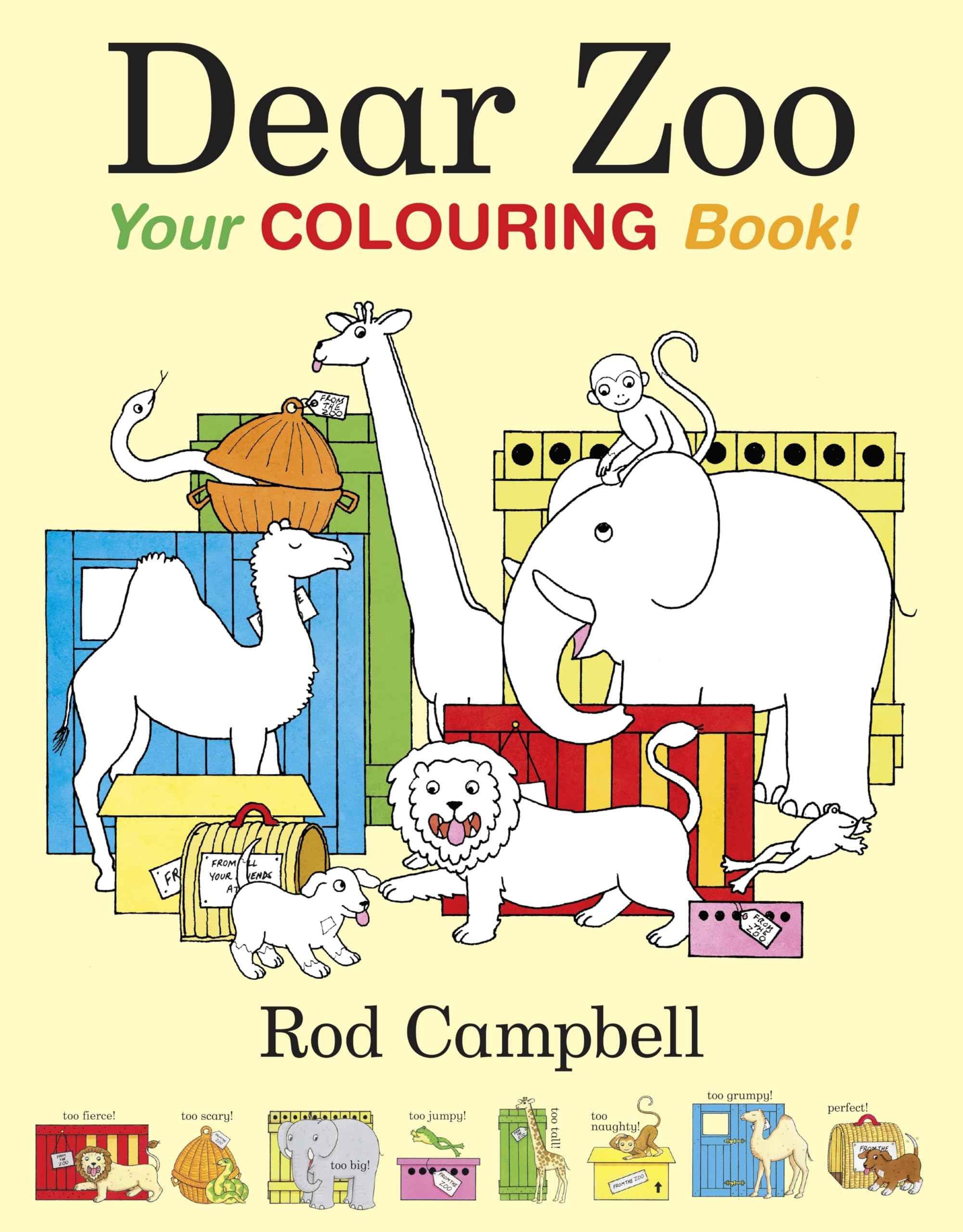 Macmillan Childrens Books Dear Zoo Your Colouring Book. by Rod Campbell (ISBN: 9781035034932)