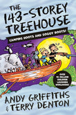 Front cover of the book 'The 143-Storey Treehouse' by Andy Griffiths.
