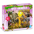 Wild Animals Puzzle Box for Kids - 100 Piece Jigsaw Puzzle | Travel & Wildlife Brain Games for Children Ages 6-12 | Educ by Brijbasi (ISBN: 9789365155365)