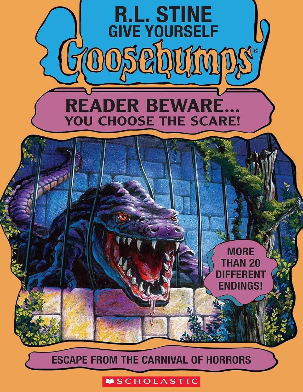 ESCAPE FROM THE CARNIVAL OF HORRORS R.L. Stine Paperback image 1