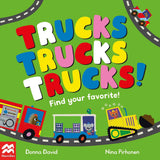 Trucks Trucks Trucks! (Find Your Favorite) by Donna David, Nina Pirhonen (ISBN: 9781035022083)