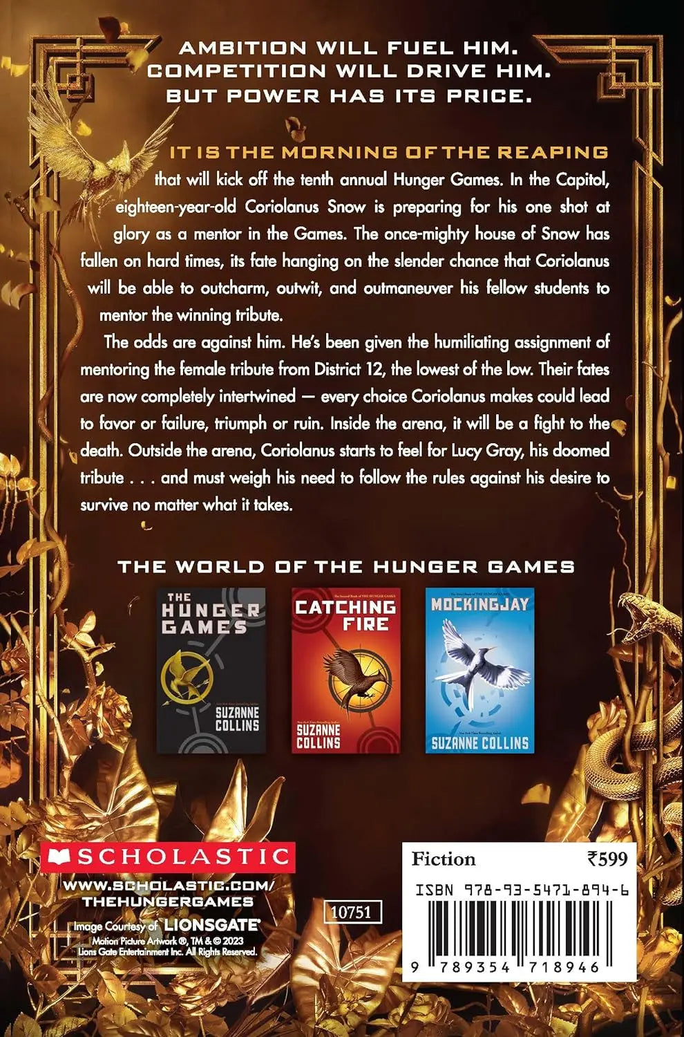 The Ballad Of Songbirds And Snakes (Paperback) - Suzanne Collins image 2