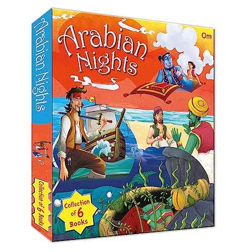 Arabian Nights Story Collection for Kids – 6-Book Illustrated Box Set of Classic Fairy Tale Box Set Featuring Aladdin, Ali Baba & More | Magical Bedtime Stories Collection for Children | 9789353765064