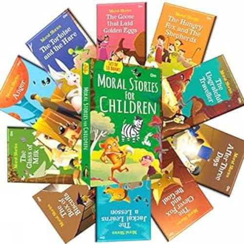 Moral Stories for Kids – Set of 10 Illustrated Storybooks for Children 5+ Years | Early Learning kids Collection on Good Habits, Values & Life Lessons ... Reading, School & Gifts for Boys and Girls | 9789391258498