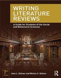 Writing Literature Reviews: A Guide for Students of the Social and Behavioral Sciences 7th Edition | 9780415315746 | Paperback