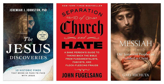The Jesus Discoveries, Church and Hate, & Messiah (Paperback Bundle) Christian History & Biblical Studies 3-Book Set