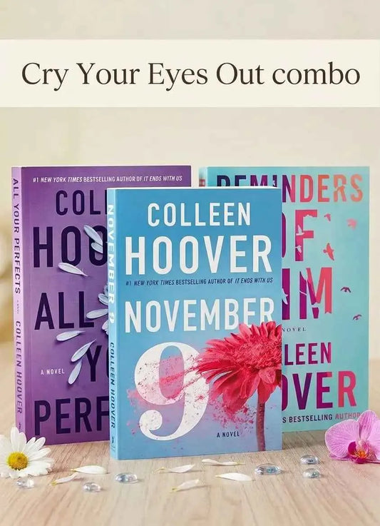 Colleen Hoover Emotional Romance Bundle – Reminders of Him + November 9 + All Your Perfects | 3-Book Set