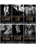 (Combo of 6 ) Chasing Love Series (Dark Love Series) (Paperback) by Kat T. Masen