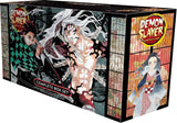 Box set packaging for 'Demon Slayer' with character illustrations on a black background.