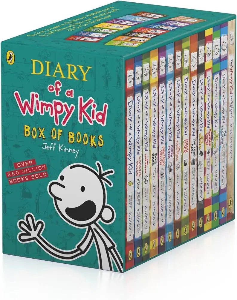 Diary of a Wimpy Kid Box of Books (1-13) Paperback  ISBN: 9780241567418 ISBN 9780241567418 Paperback bookcover – Nybookshub
