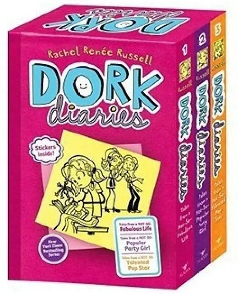 Dork Diaries Books 1-10 (Boxed Set) by Rachel Renée Russell Paperback bookcover – Nybookshub