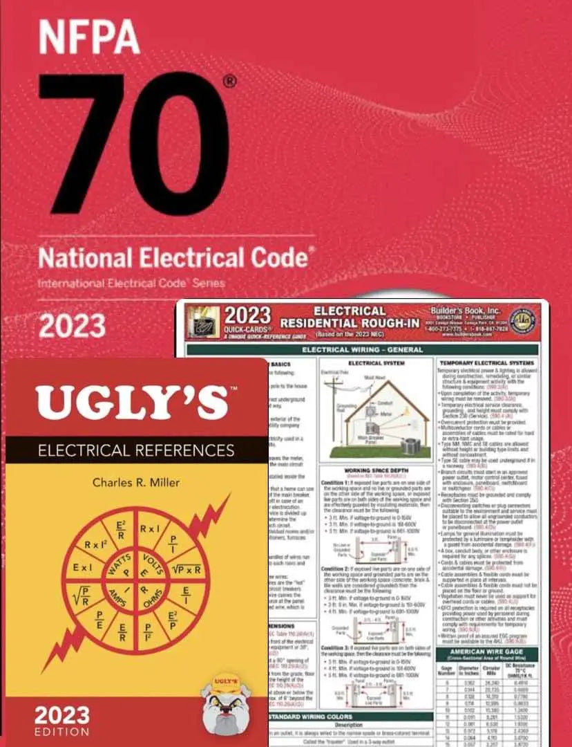 2023 NEC Code Book NFPA 70 National Electrical Code with Ugly Electrical Reference