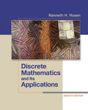Front cover of the hardcover textbook 'Discrete Mathematics and Its Applications' 7th Edition by Kenneth H. Rosen, published by McGraw-Hill.
