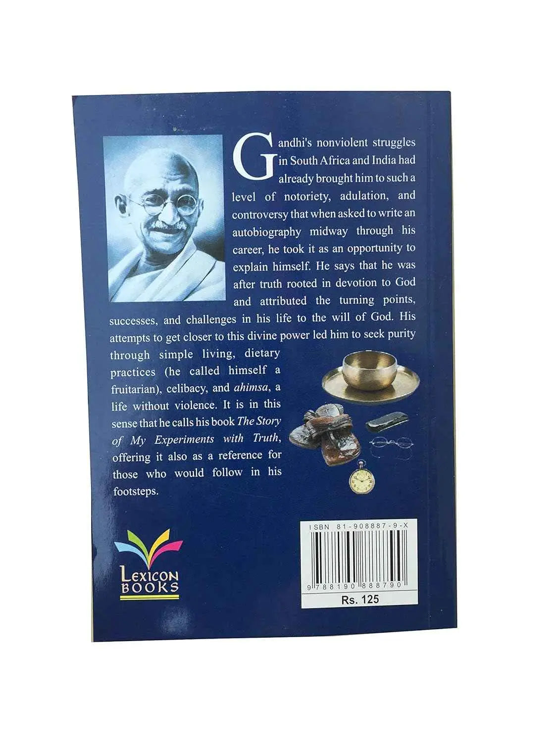 Gandhi: The story of my experiments with truth. An ... by Mahatma Gandhi | Paperback | HMS-9788190888790