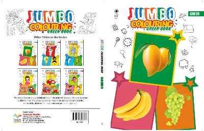 Green (Jumbo Colouring Book) Paperback by Lexicon in English language