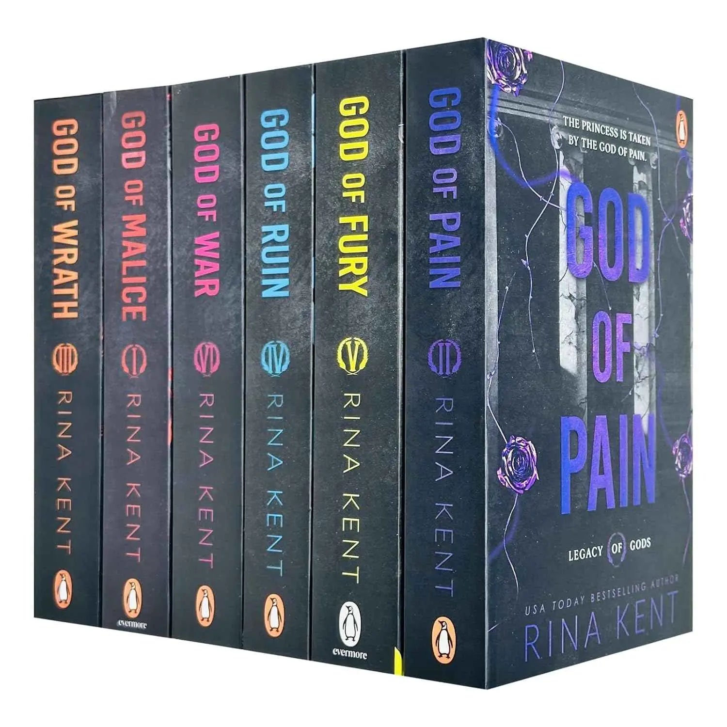 Legacy of Gods Series Books Set of 6 by Rina Kent by Rina Kent | Paperback | 978-2258276116 | ES-9782258276116